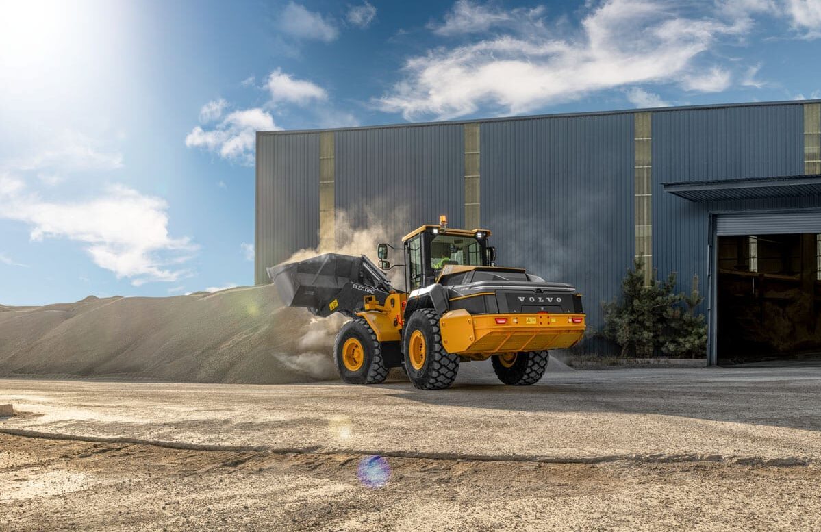 Hero Image Of The L120 Electric Wheel Loader